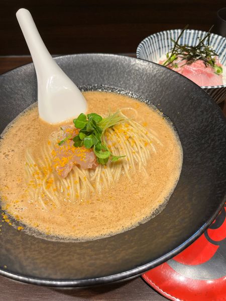 「桜海老と真鯛の春色そば」@寿製麺 よしかわ 西台駅前店の写真