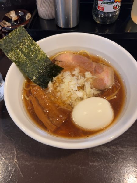 「ラーメン味玉」@中華そば 弥栄の写真