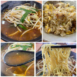 台湾らぁめん840円半炒飯 320円