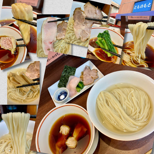 「つけめん1200円＋ワンタン」@とものもとの写真