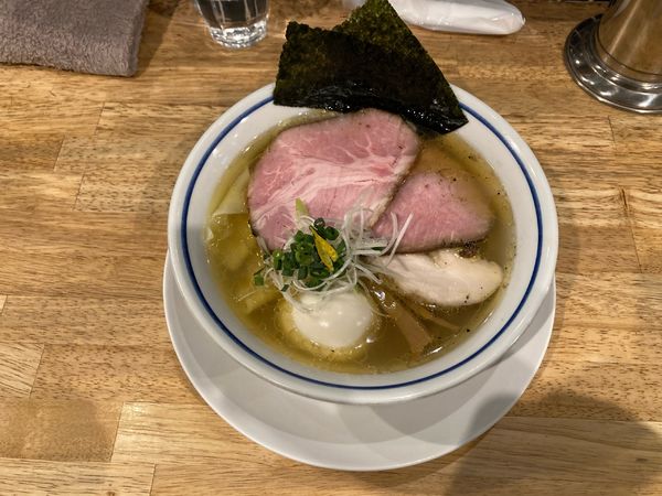 「特製中華そば塩」@手打式超多加水麺 ののくらの写真