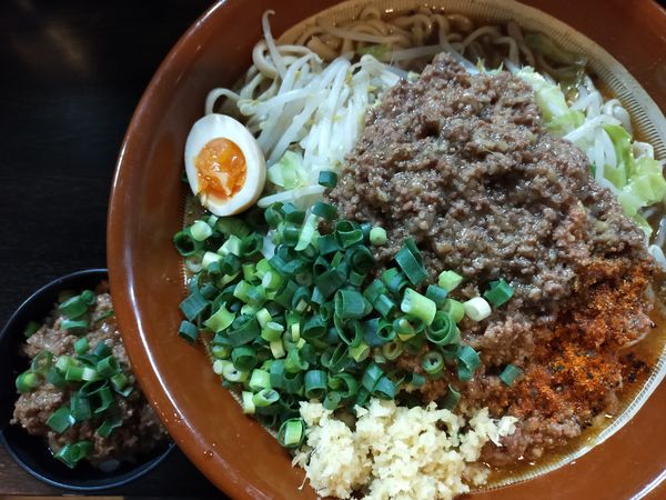 「【限定】ジンジャーミンチ大1350円+ミニ生姜丼150円」@豚星。の写真
