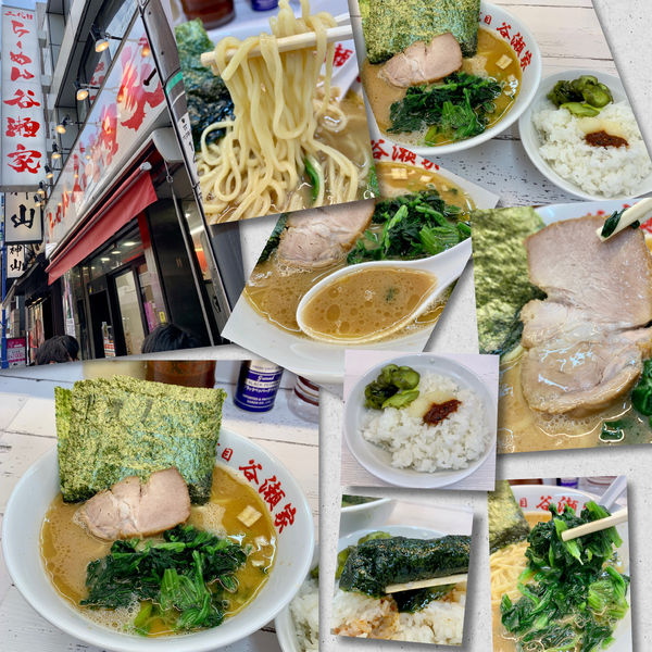 「ラーメン（ﾔﾜﾒ）700円＋海苔」@二代目 谷瀬家の写真