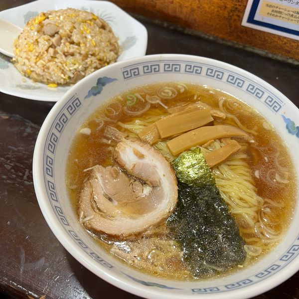 「ラーメン ミニチャーハンセット」@中華料理 一番の写真