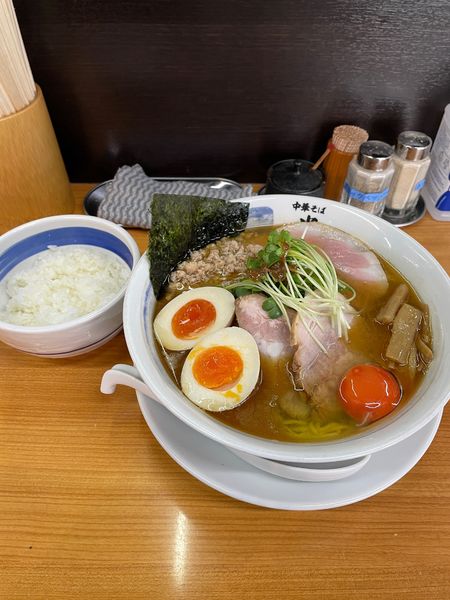 「赤カサゴ煮干し出汁塩ラーメン」@中華そば 半ざわの写真