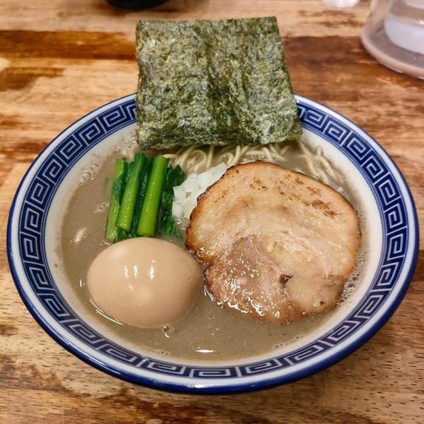 「味玉濃厚煮干し中華そば」@錦糸町中華そば さん式の写真