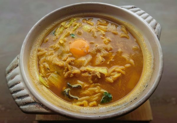 「石焼きスパイシーカレーラーメン」@中華屋KORANの写真