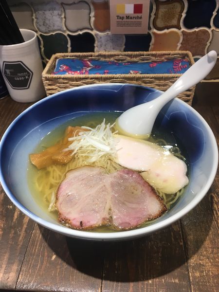 「とりのらぁめん塩＋和え玉」@ramen case-Kの写真