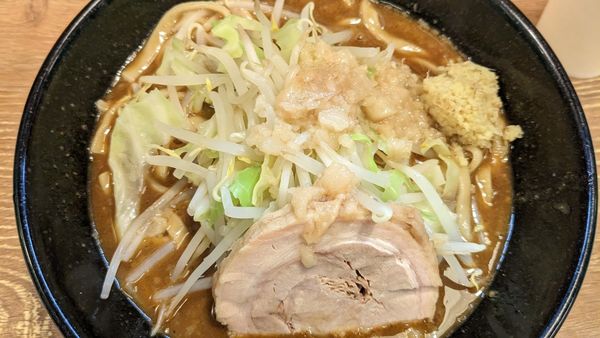 「味噌ラーメン　脂　生姜」@ジャンクガレッジ 北浦和店の写真