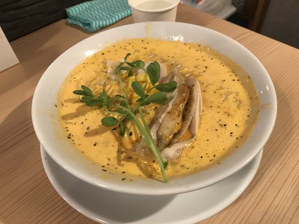 「ボンゴレロッソヌードル 980円」@クラム&チキンヌードル クラチキの写真