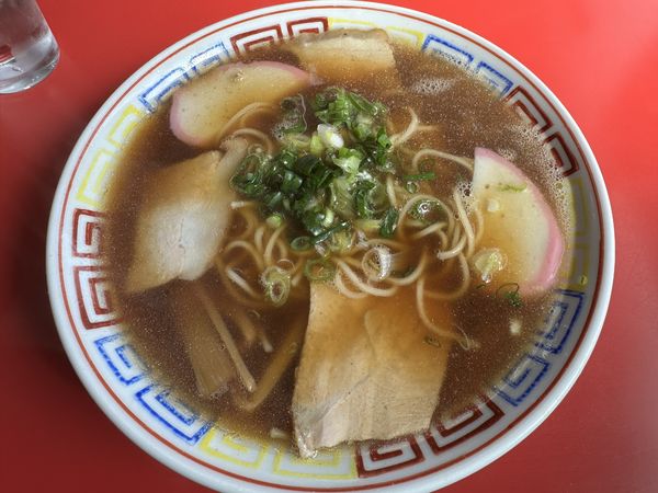 「中華そば、焼き飯」@まるやま中華そば店 小松原本店の写真