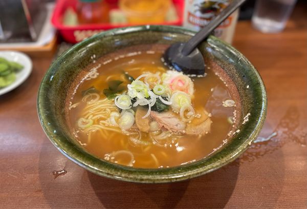 「半チャーハン・ラーメン ¥850」@皆楽亭の写真