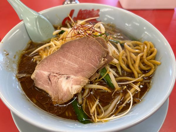 「【期間限定】熟成味噌もやしラーメン910円」@ラーメン山岡家 水戸城南店の写真