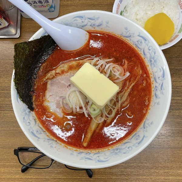 「オロチョンラーメン（10倍）」@北海道ラーメン来々軒 本店の写真