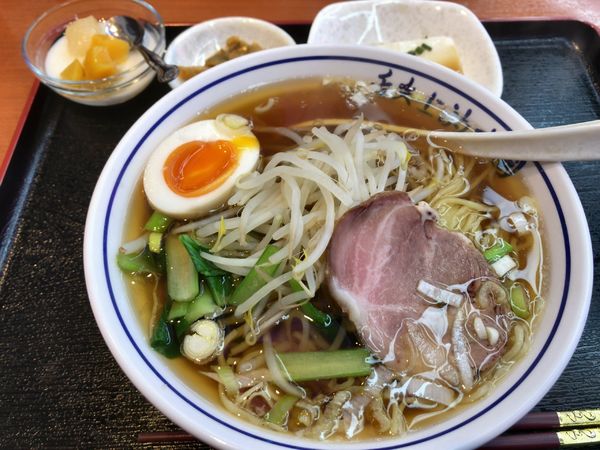 「ラーメン定食【ラーメン＋黒チャーハン】」@中国料理 清福の写真