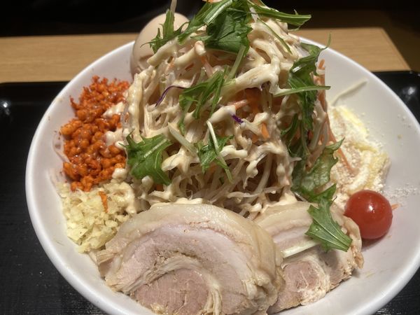 「[千里眼]特製冷やし中華エース」@#新宿地下ラーメンの写真