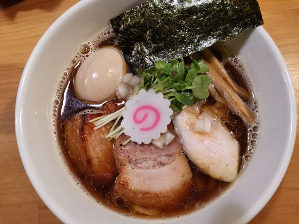 「煮干し中華そば」@自家製手打ち麺 粋やの写真