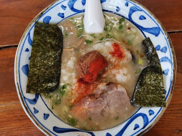 「みぞれラーメン」@がんこや かるがんラーメン つくば店の写真