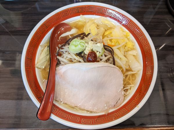 「王道タンメン(丸鶏旨塩)：680円」@王道タンメン 調布店の写真
