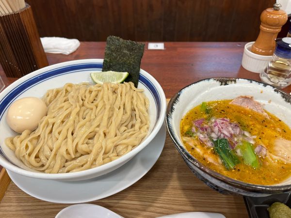 「特製鰹昆布水つけ麺」@中華そば 千乃鶏の写真