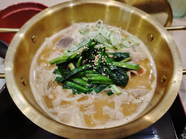 「もつ鍋ら～めん」@ゆで太郎 瑞穂店の写真