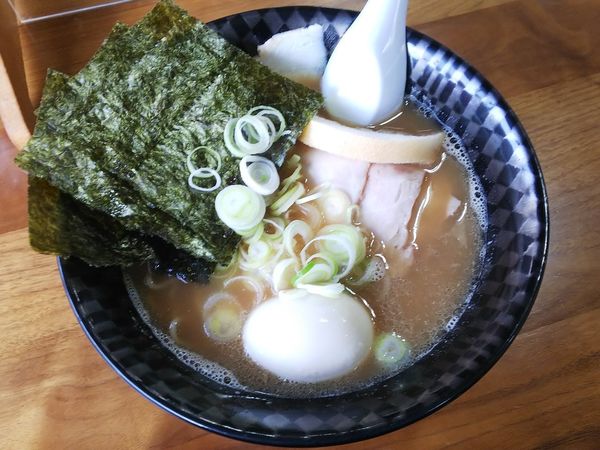 「濃い鯵ラーメン　780円」@マルミ・サンライズ食堂の写真