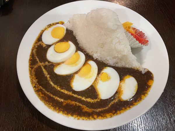 「玉子入りムルギーカレー、大辛」@ムルギーの写真