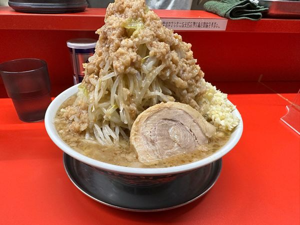 「小ラーメン(全増し)」@ハナイロモ麺 吉祥寺本店の写真