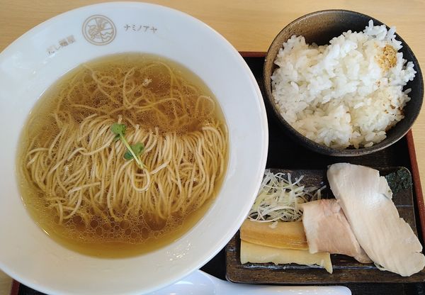 「だし麺（塩）￥850」@だし麺屋ナミノアヤ 上尾店の写真