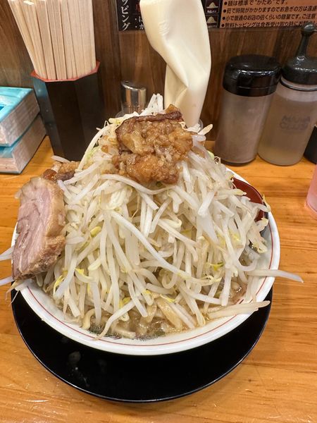 「小ラーメン(全増し)」@らーめんぶっ豚 八王子店の写真