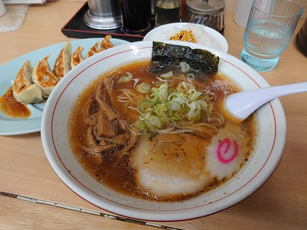 「あっさり中華そば」@くるまやラーメン 箕輪店の写真