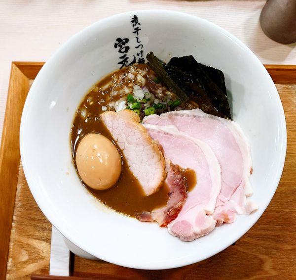 「特製濃厚煮干しそば」@煮干しつけ麺 宮元の写真