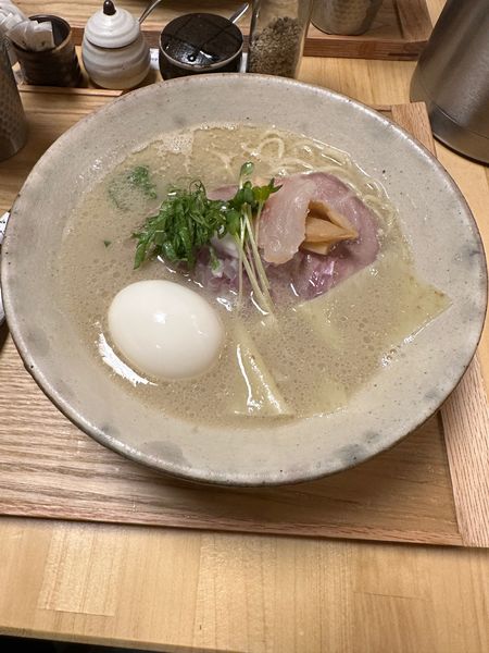 「鯛白湯」@真鯛そば はなたばの写真