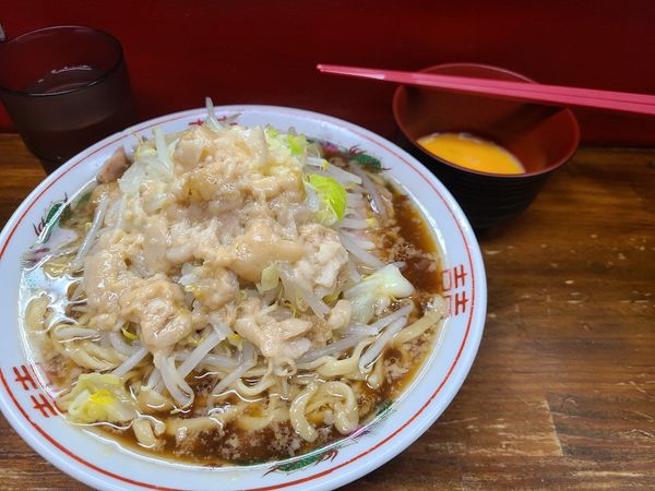 「ラーメン+豚+卵」@ザ・ラーメンスモールアックスの写真
