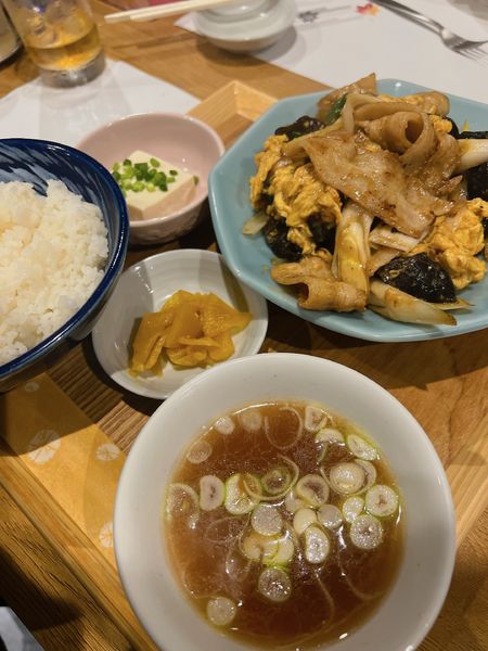 「ムーシーロー定食」@麺飯酒処 梵の写真