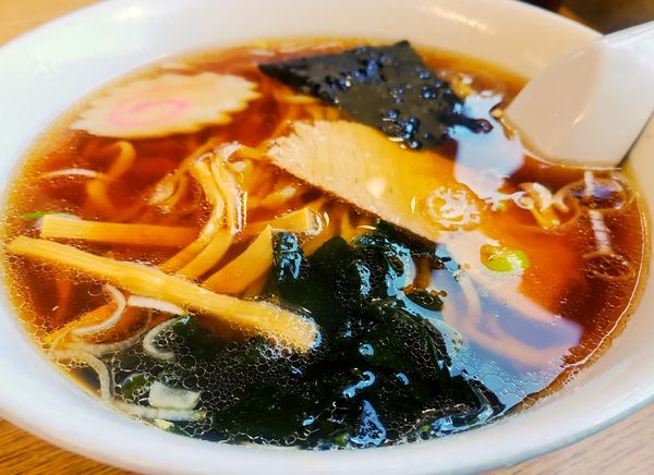 「醤油ラーメン 650円」@朝日屋食堂の写真