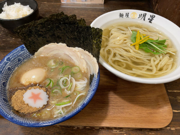 「こんぶ出汁つけ麺」@麺屋 明星の写真