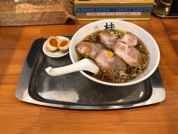 「チャーシューメン」@煮干しだし醤油ラーメン 桂の写真