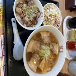 炙り焼豚ご飯セット