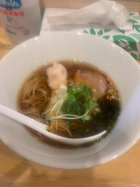 「地鶏中華そば（しょうゆ）」@中華蕎麦 丸蔵の写真