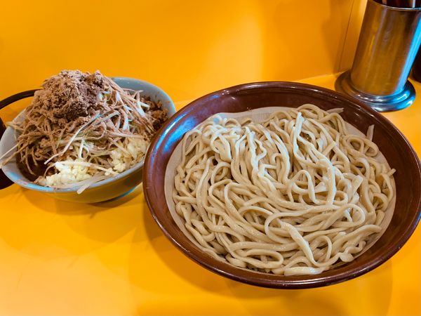 「(限定)エビワラーつけ麺 麺増し600g  ニンニクマシマシアブ」@ラーメン二郎 八王子野猿街道店2の写真