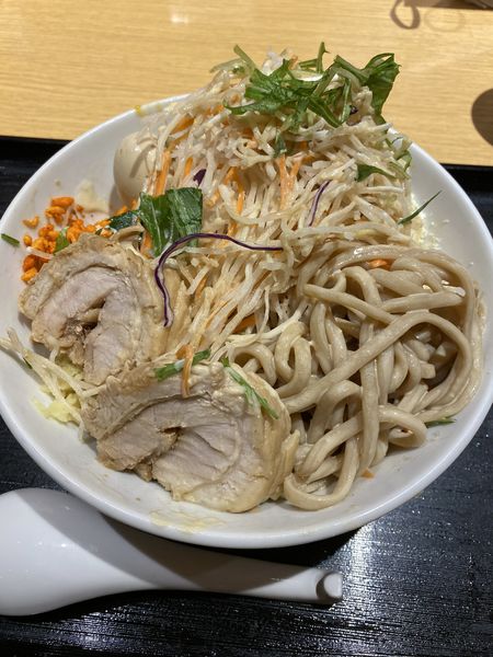 「【千里眼】特製冷やし中華エース 1700」@#新宿地下ラーメンの写真