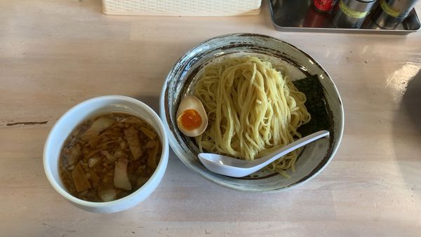 「つけ麺750 1.5玉無料」@元祖敏々亭 びんびん 高尾店の写真