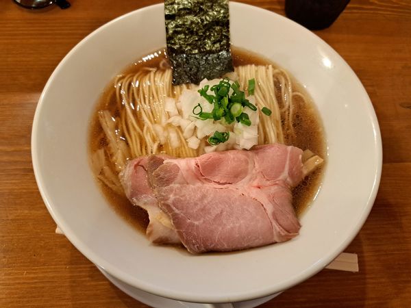 「鶏そば醤油」@らーめん コットンポットの写真