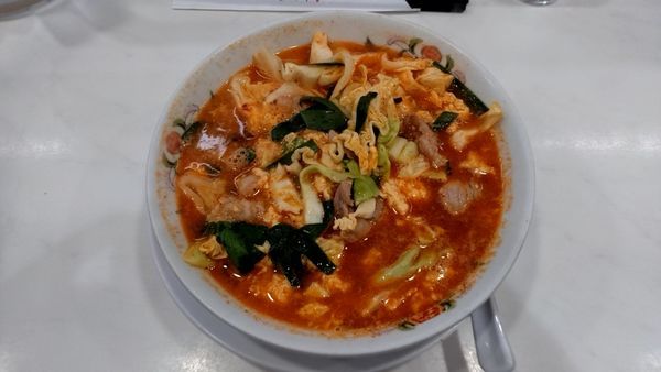 「豚辛ラーメン_638円」@餃子の王将 高円寺店の写真