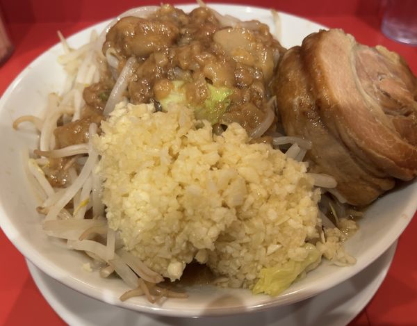 「極太麺　ラーメン300g （N中　A中　Y普通）」@ボディブローの写真