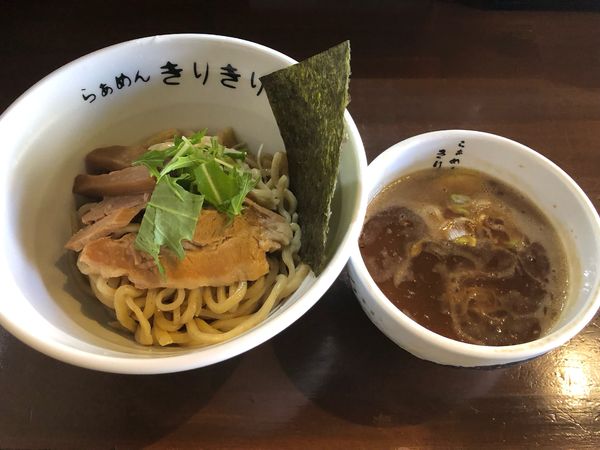 「海老油濃厚つけめん」@葉月直系 きりきり舞の写真