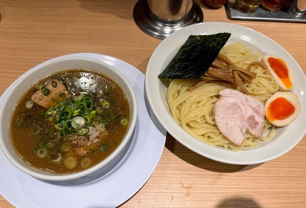 「特製つけ麺+大盛」@中華そば やなぎやの写真