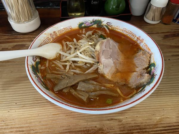 「辛みそラーメン(800円)」@らーめん 首鬼の写真