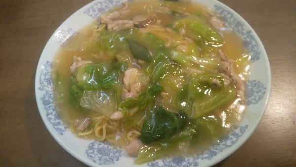「撈麺《エビカシワソバ》(¥880)」@広東料理 鳳泉の写真